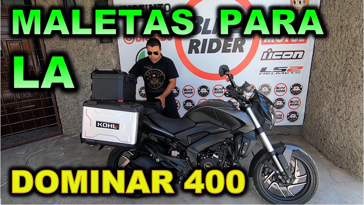 MALETAS Y BAUHLES KOHL PARA LA DOMINAR 400  RUTA 66  T1 E04 BLITZ RIDER