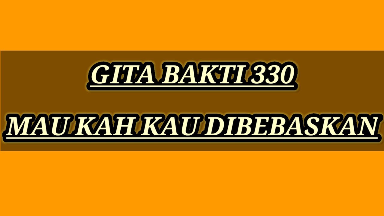GB 330 Mau kah kau dibebaskan cover Ramina