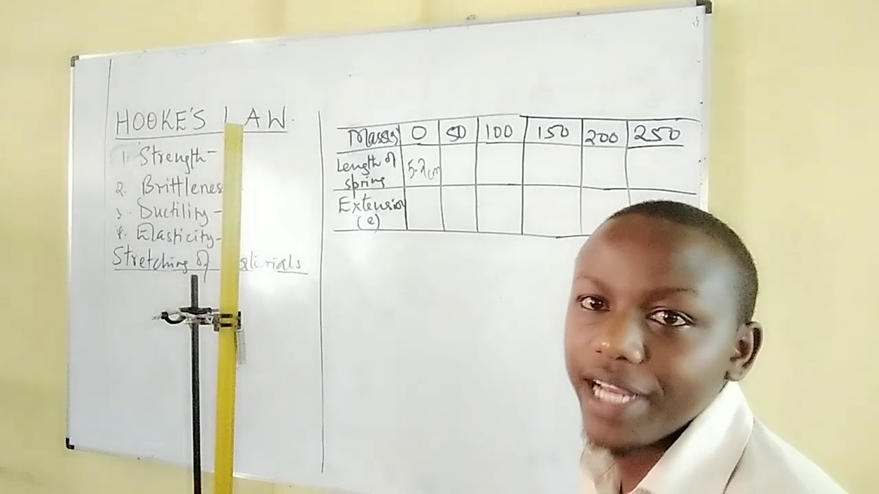 HOOKE'S LAW - DEMONSTRATION