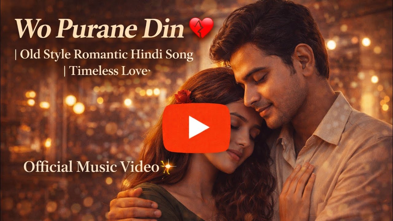 Wo Purane Din ❤️ | Old Style Romantic Hindi Song | Timeless Love | Official Music Video 