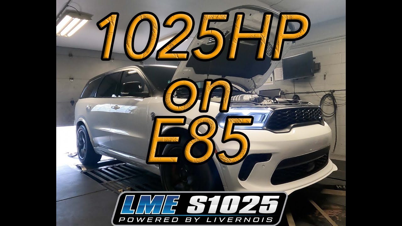 Durango Hellcat goes E85 Flex Fuel, makes 1025HP with Livernois S1025