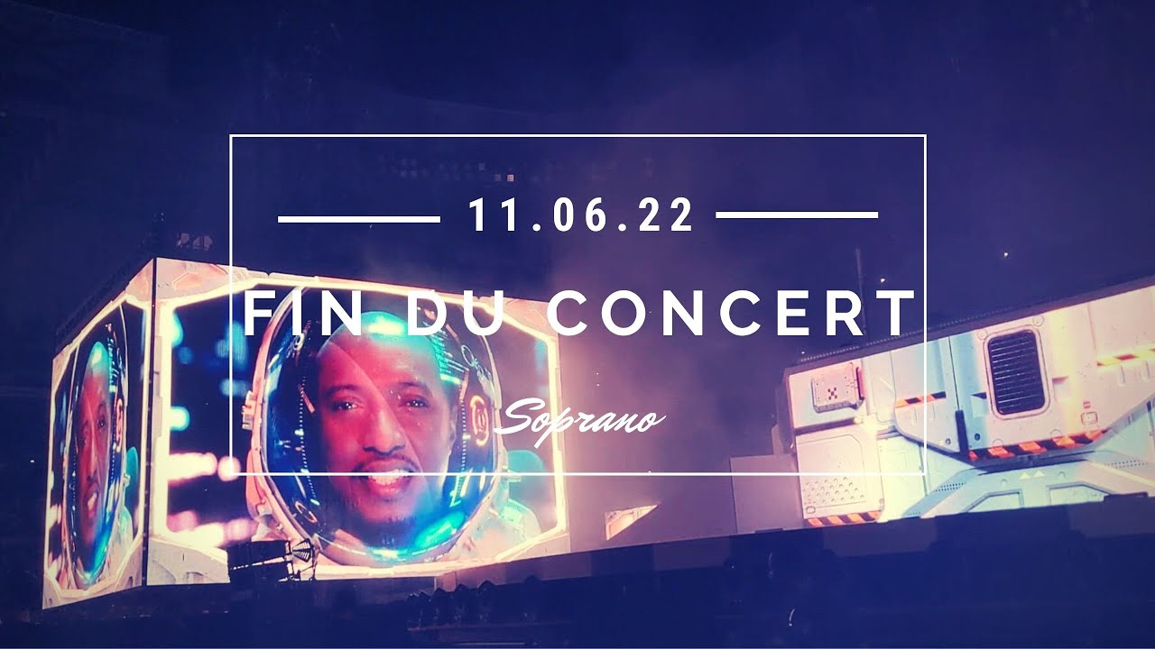 Soprano - Fin de concert l 11/06/2022 Groupama Stadium Lyon