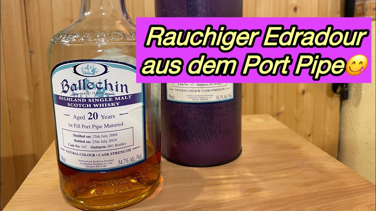 Ballechin 20 Jahre 1st fill Port Pipe
