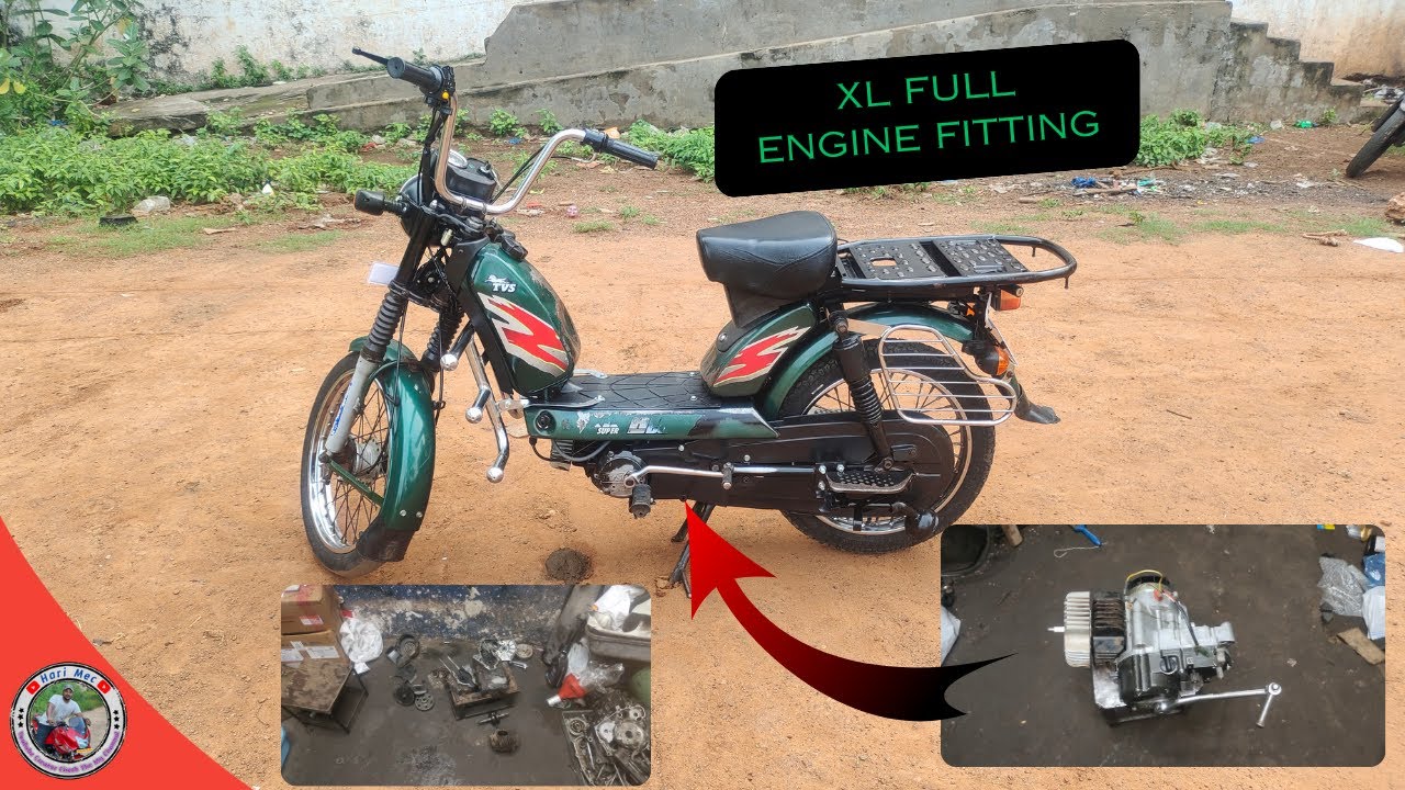 TVS XL Heavy Duty Full Engine Fitting | Hari Mec