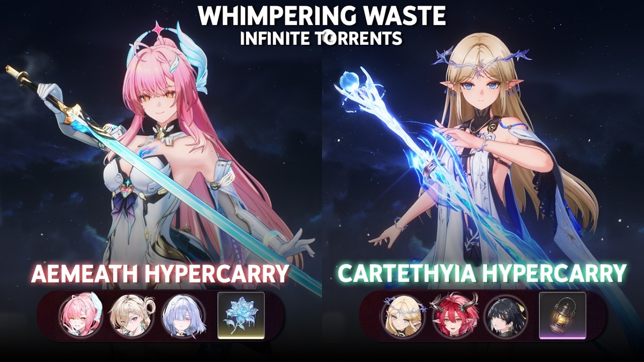 NEW Whimpering Wastes 3.2!! & S0 Aemeath Hypercarry & S0 Cartethyia Hypercarry | Wuthering Waves