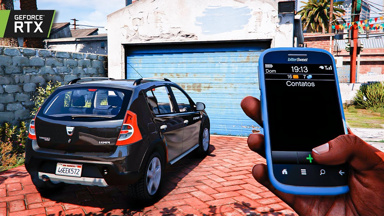 GTA V VIDA DE UBER IMERSÃO REALISTA COM SANDERO | GAMEPLAY NA RTX 3080Ti 4K60FPS