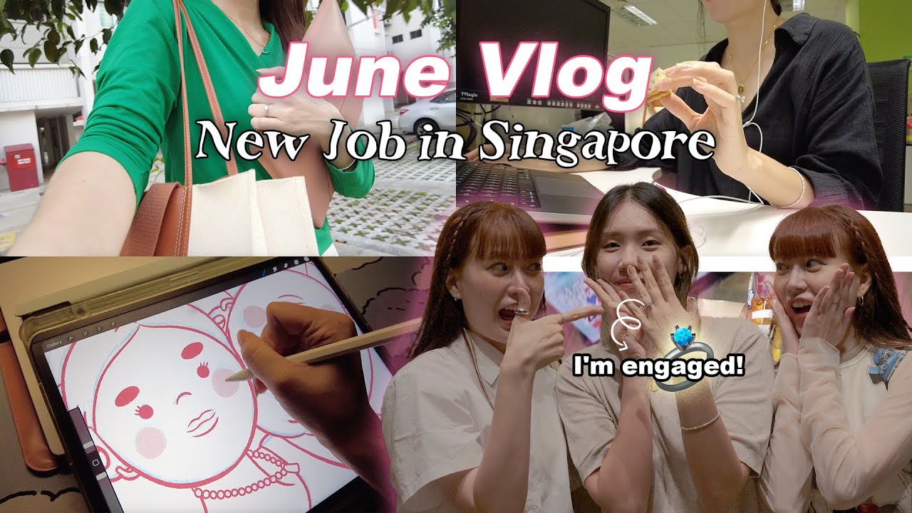 VLOG | Life as a Corporate Worker in Singapore | Meeting Q2han in Person! ❤️ 