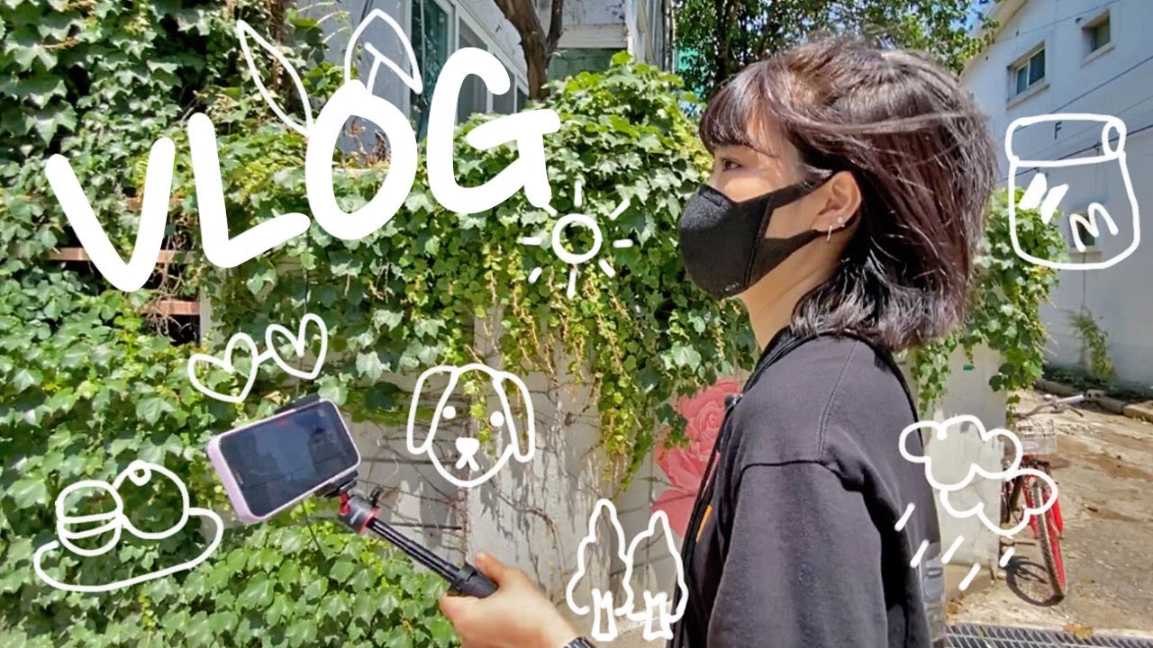 #240  SEOUL VLOG 오랜만에 브이로그 !  久しぶりにVLOG撮ってみたー🍟🍩🥤🐶🌳📸 맥날 비티에스밀/신사동 카페/성수동에서 브런치/서울숲 산책・・・
