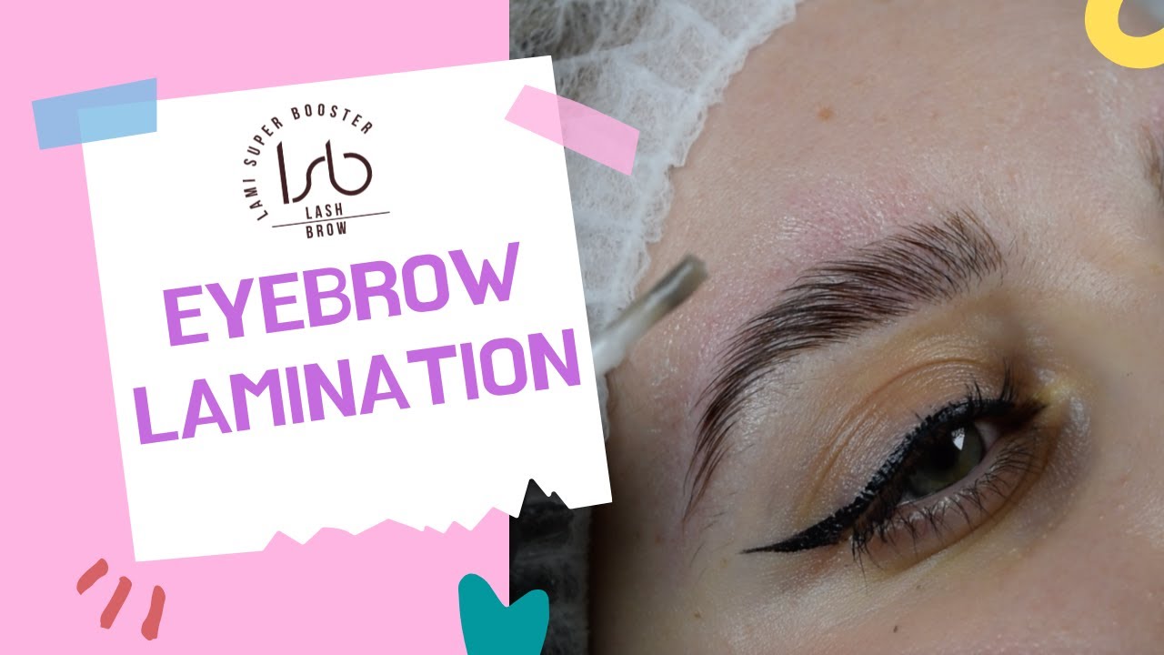 Eyebrow lamination - How to shape the eyebrows