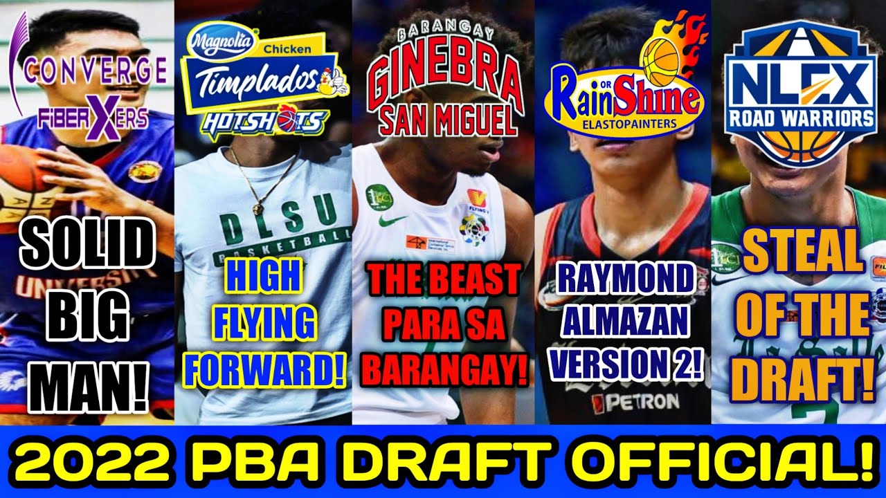 PBA DRAFT 2022 OFFICIAL!