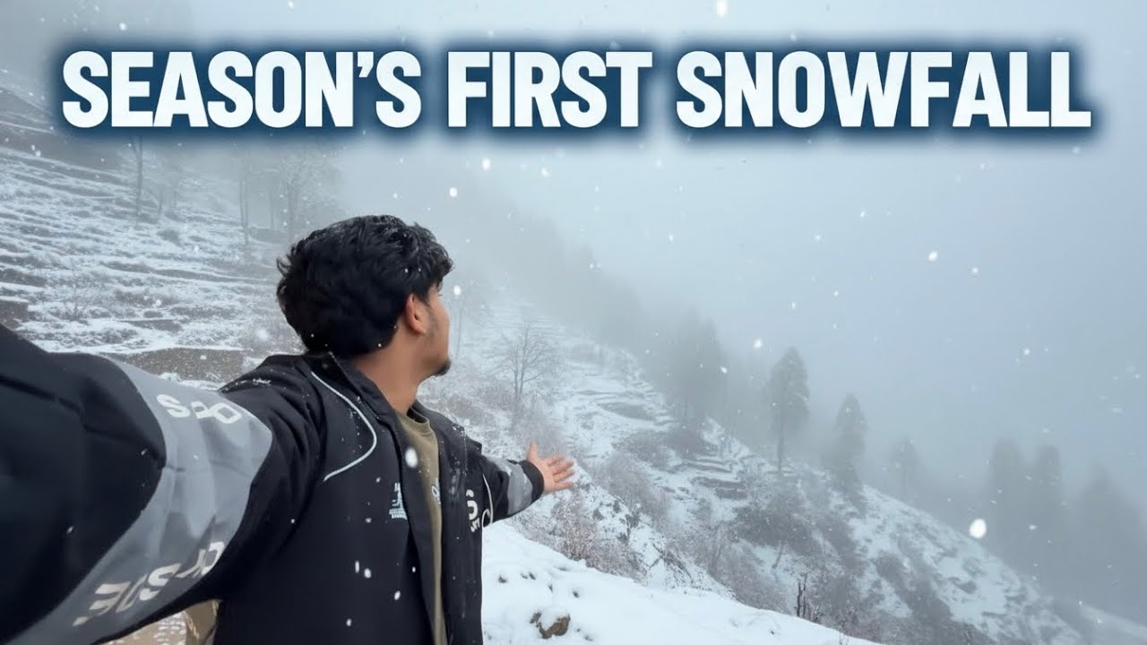 Doda Covered in Snow ❄️ | Season&rsquo;s First Snowfall Vlog #snowfall #doda #bhaderwah #kashmir 