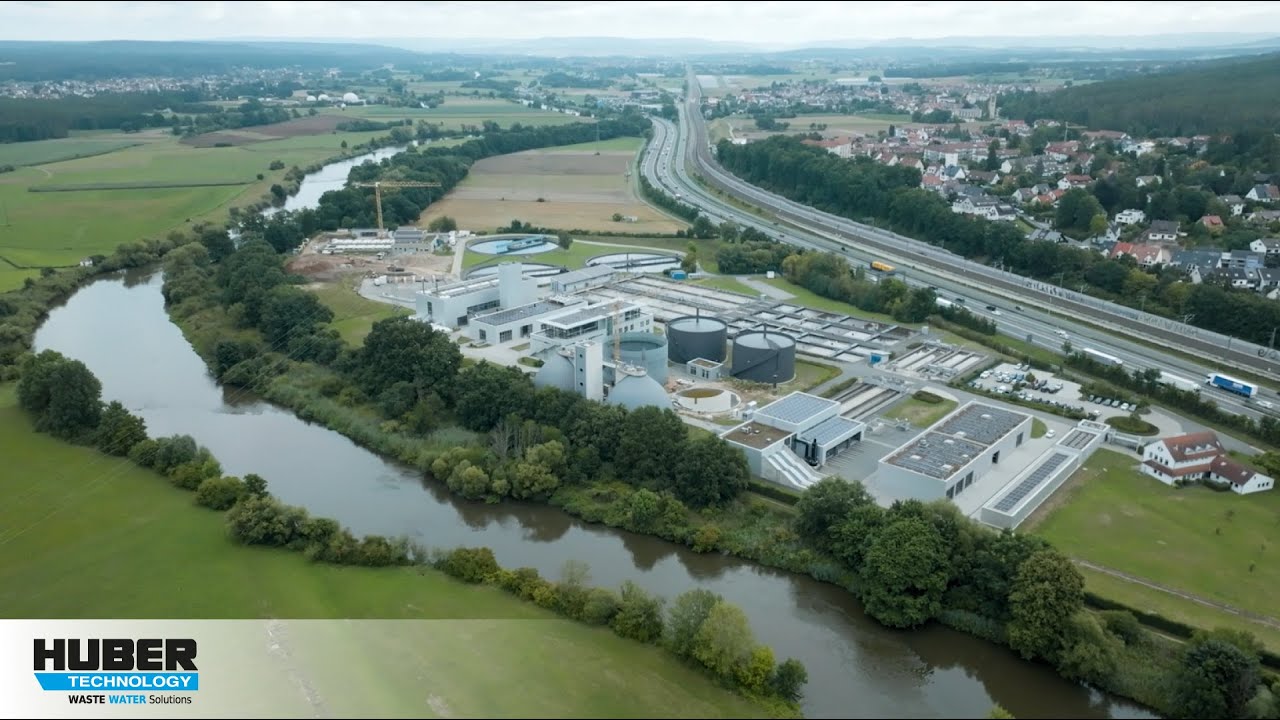 HUBER Technologie auf dem Klärwerk Erlangen