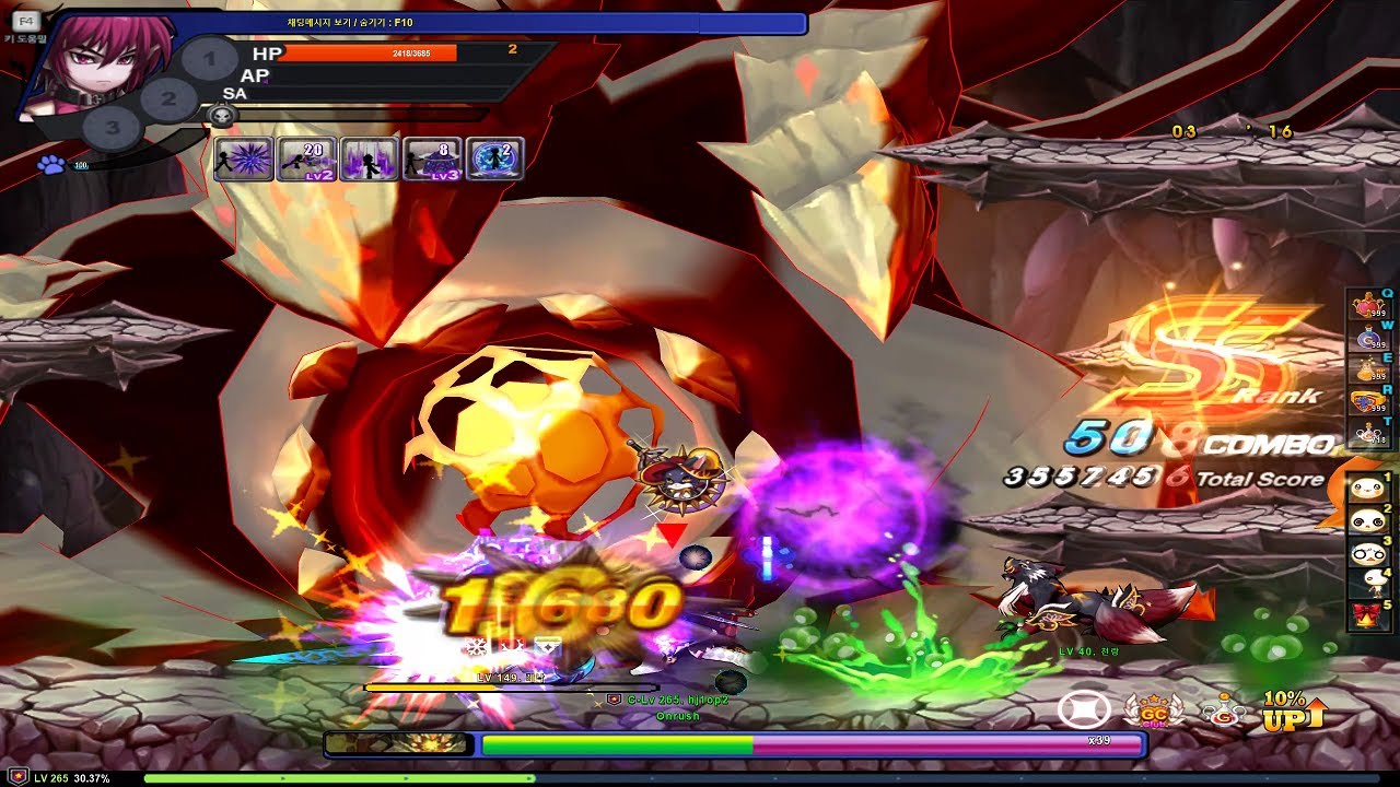 GrandChase - Dio Harrier Renak's Core Champion 4:34 (Classic World Harrier)