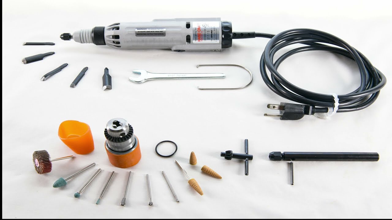 Automach HCT-30S  Power Carver & Rotary  Wood Carving Tool Set 木工雕刻機和旋轉工具組