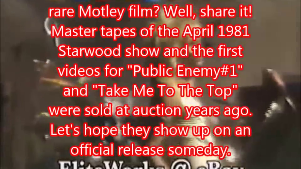Motley Crue Film 1981-1982 - All Known Footage - See Top Comment for More!