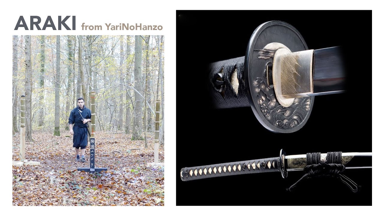 Yarinohanzo Katanamart Araki katana review with cutting tests