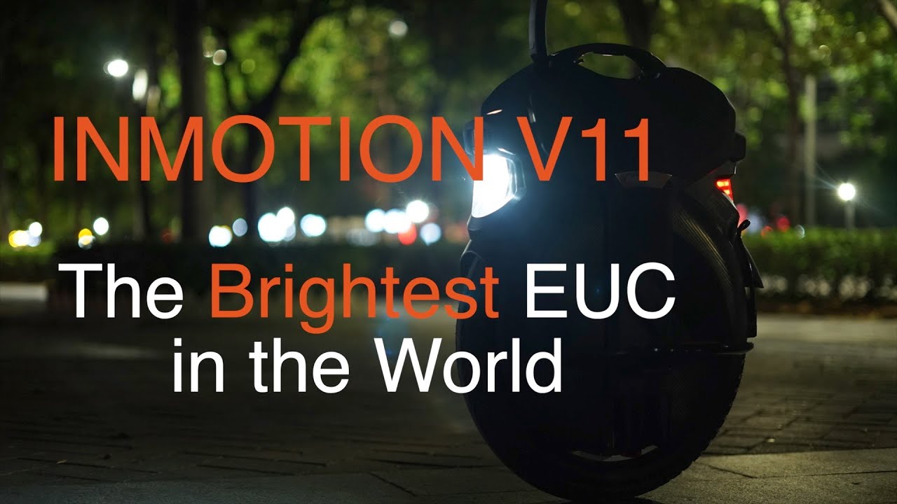 The Brightest Electric Unicycle in the World | Inmotion V11 EUC