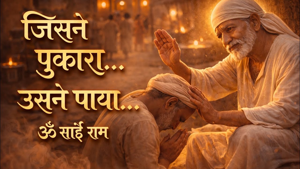 जिसने पुकारा… उसने पाया 🙏 | ॐ साईं राम | Heart Touching Sai Bhajan