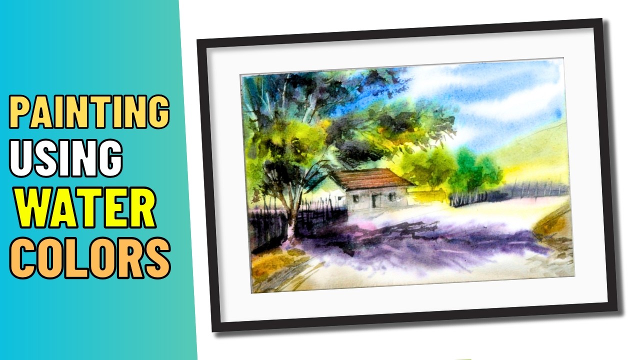 Watercolor Landscape Painting Techniques For Beginners - Ashutosh Art Station