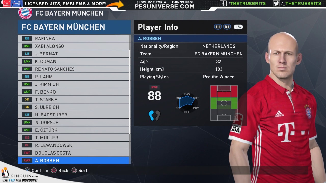 [TTB] PES 2017 - PES Universe Option File V3.0 Overview!