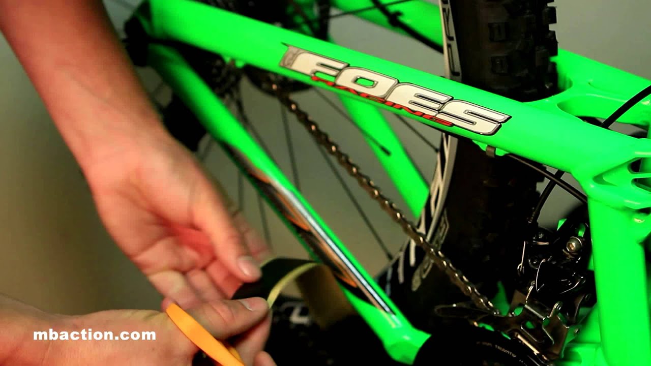 Mountain Bike Action Tech Minute - Using 3M Tape to Make Chainstay