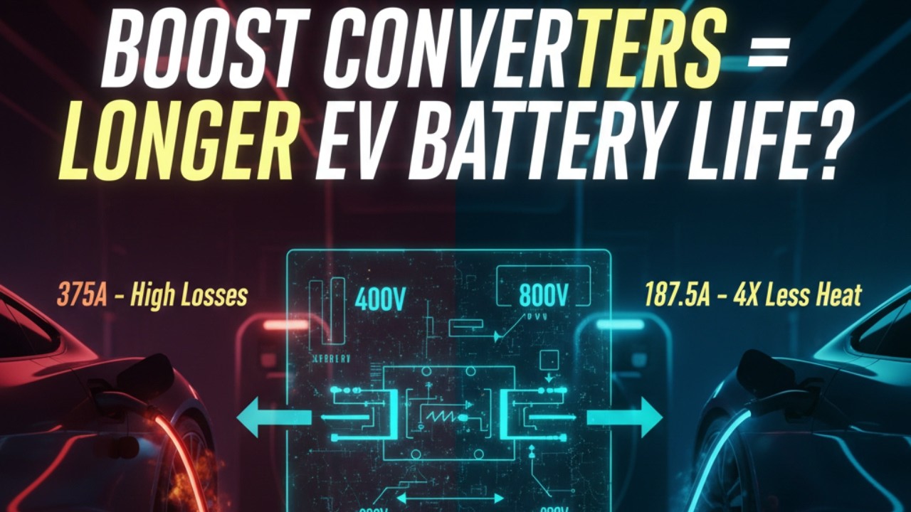Can Boost Converters Revolutionize EV Battery Life in Fast Charging?