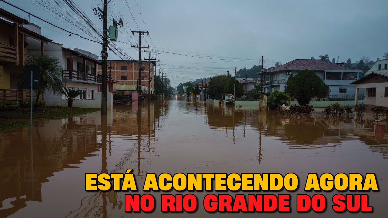 RIO GRANDE DO SUL SOFRE COM NOVAS ENCHENTES E DESLIZAMENTOS! (17/06/2024)