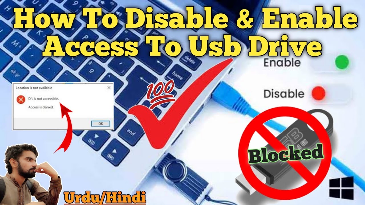 How to Block Access to USB Drives in Windows 10 In Urdu / Hindi in 2020+21 |Technical Muhammad Umair