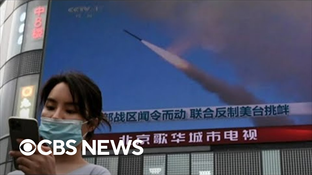 U.S. tensions with China rise as Beijing conducts military drills near Taiwan