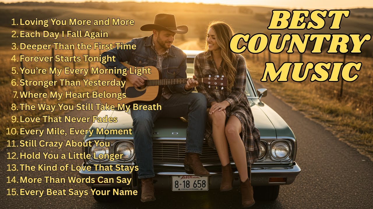 Country Love Songs 2025 💖 | Loving You More and More Album – Romantic Country Music for True Love