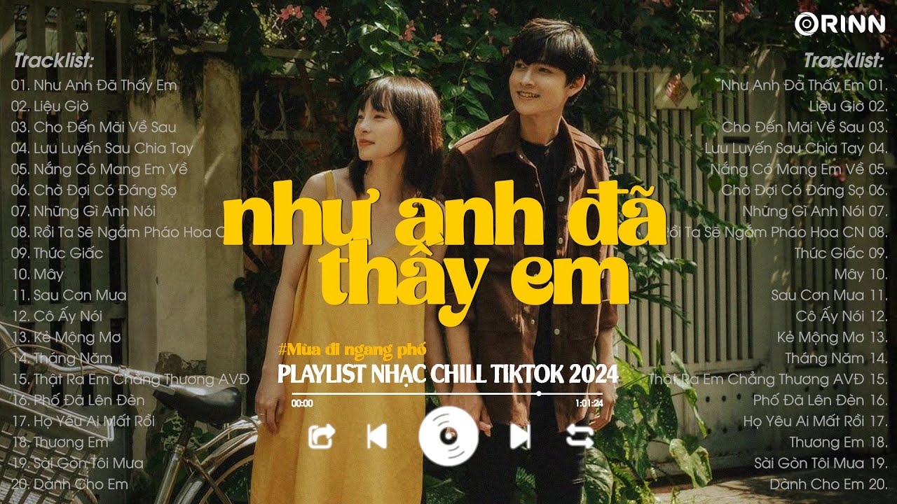 Nhạc Chill TikTok Hay 2024 - Những Bản Nhạc Chill Nhẹ Nhàng Hay Nhất☘️Nhạc Lofi Buồn Hot TikTok
