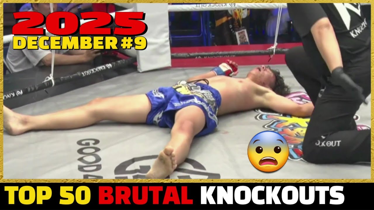 Топ-50 самых жестоких нокаутов декабря 2025 года #9 | MMA&bull;Муай-тай&bull;Бокс
