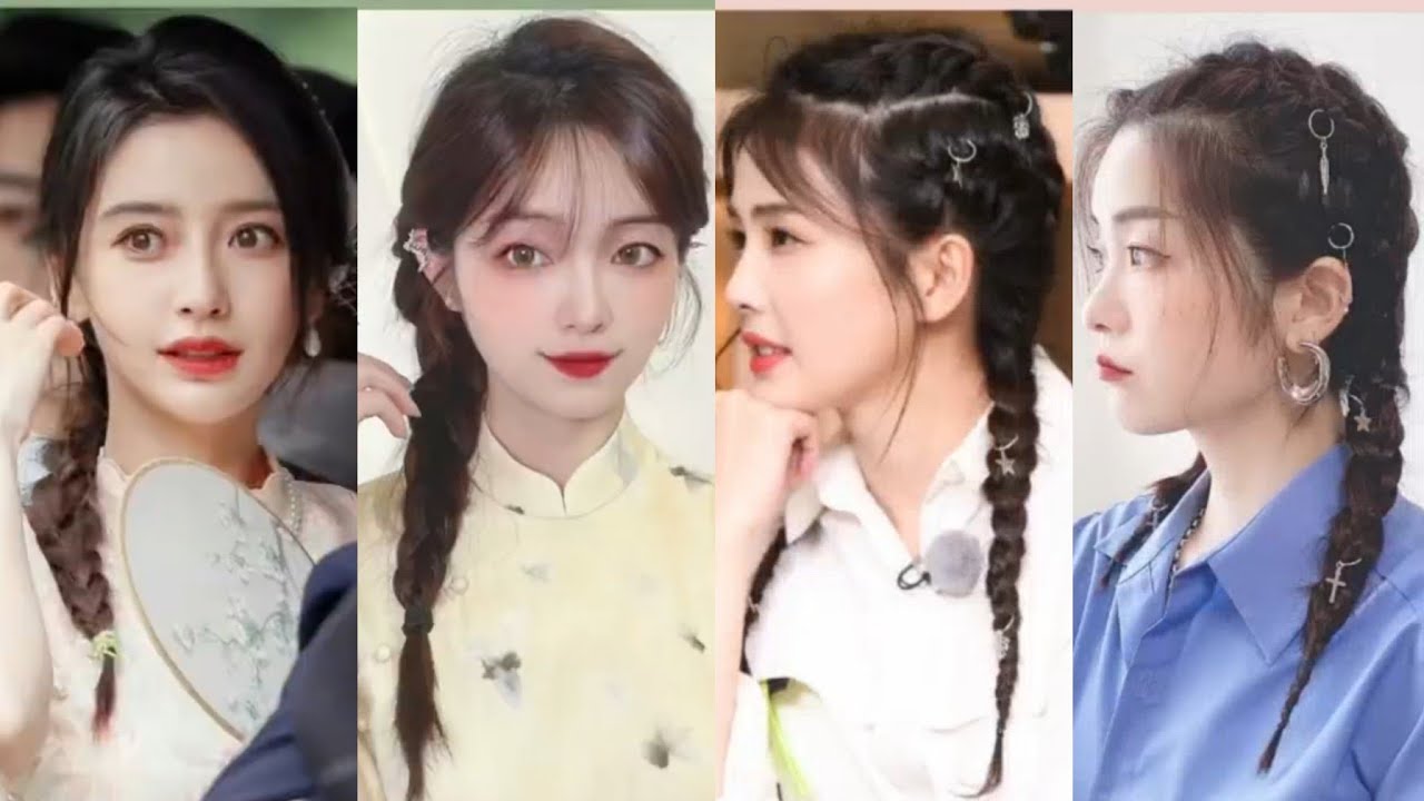 ✨Chinese✨ Hairstyle Tutorial+Braid Hairstyles+Top Ponytail🌼