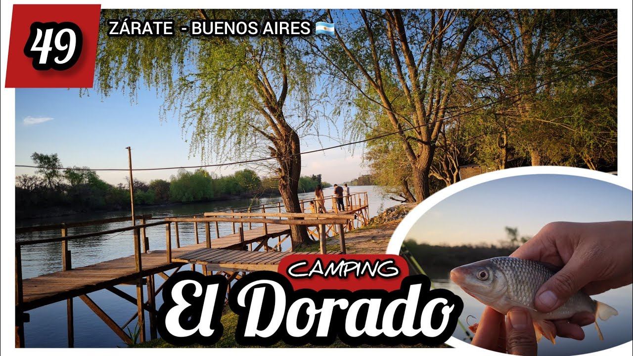 #Camping EL DORADO, Zárate, Buenos Aires🇦🇷 a 93km de CABA. Muelle, laguna, piletas, dormis y más!