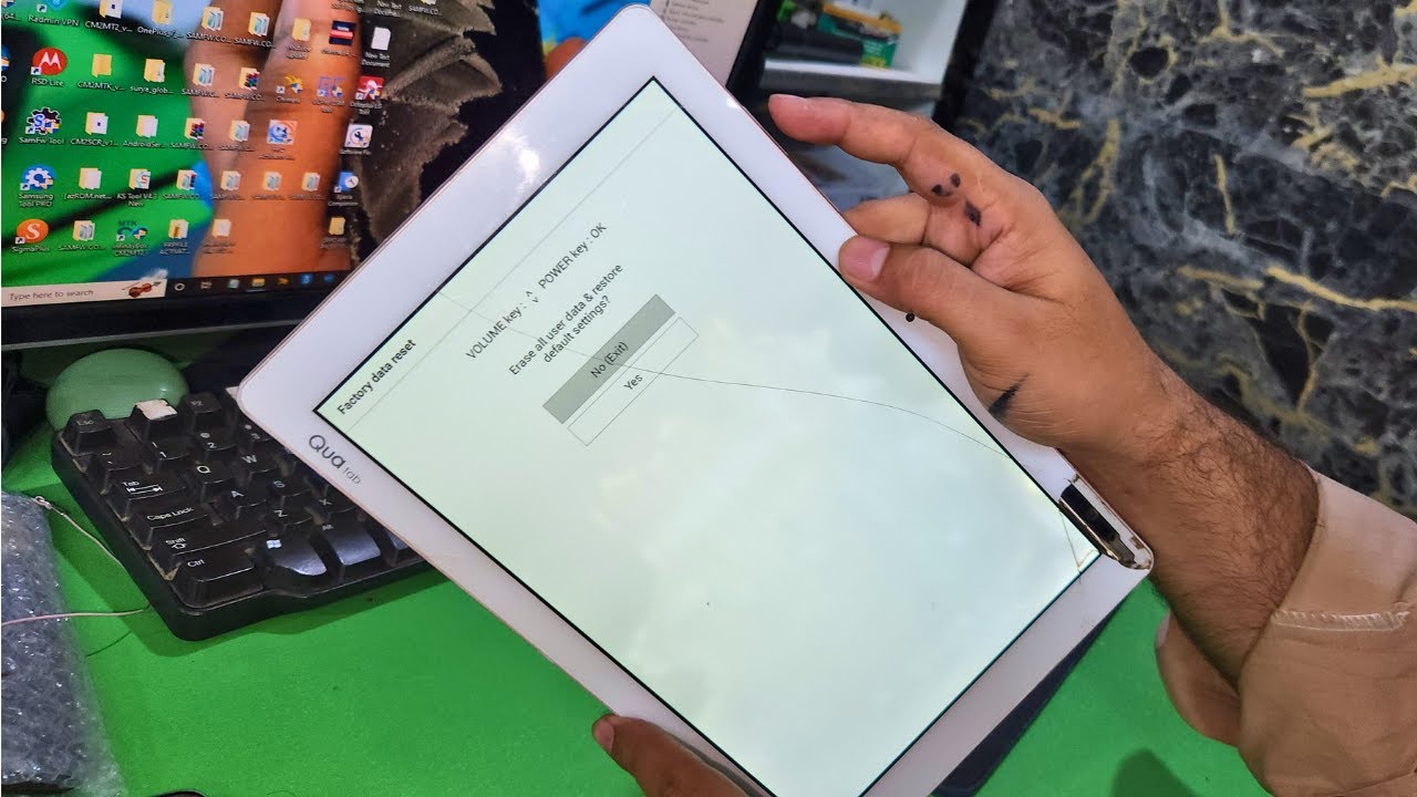 How To Hard Reset LG Qua Tab PZ | Remove Screen Lock | Factory Reset Tablet | qua tab pz hard reset