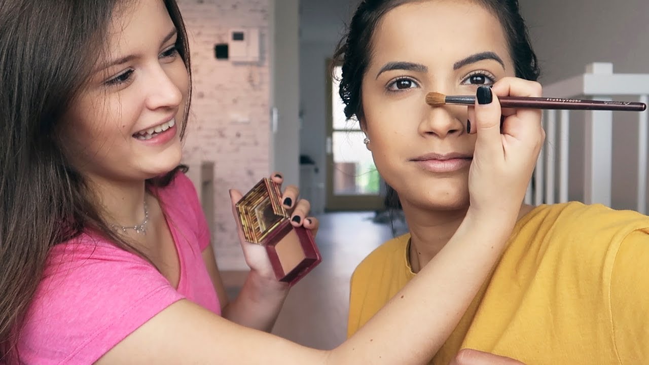 MINHA IRMÃ FEZ A MINHA MAQUIAGEM! | Vanessa Lino