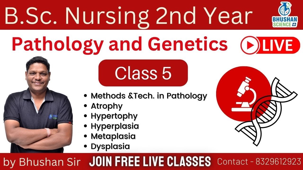 Class 5 | Pathology and Genetics | B.Sc. Nursing 2nd Year | Bhushan Science Online Classes