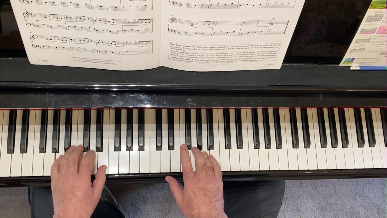Mad world AMEB Piano for leisure grade 2 series 4