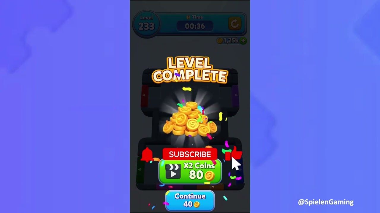 Color Block Jam Level 233 Solution Walkthrough