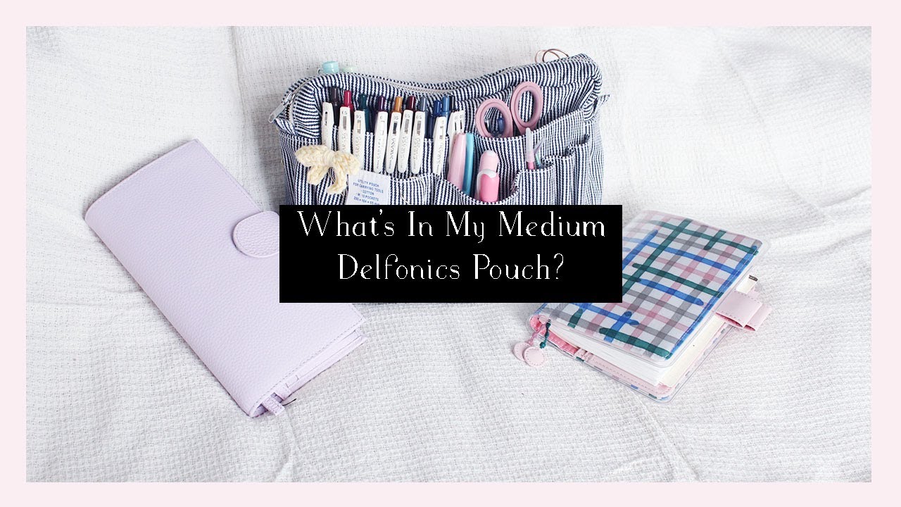 What's in My Medium Delfonics pouch? | Planner Bag | Ana Jolene Printables