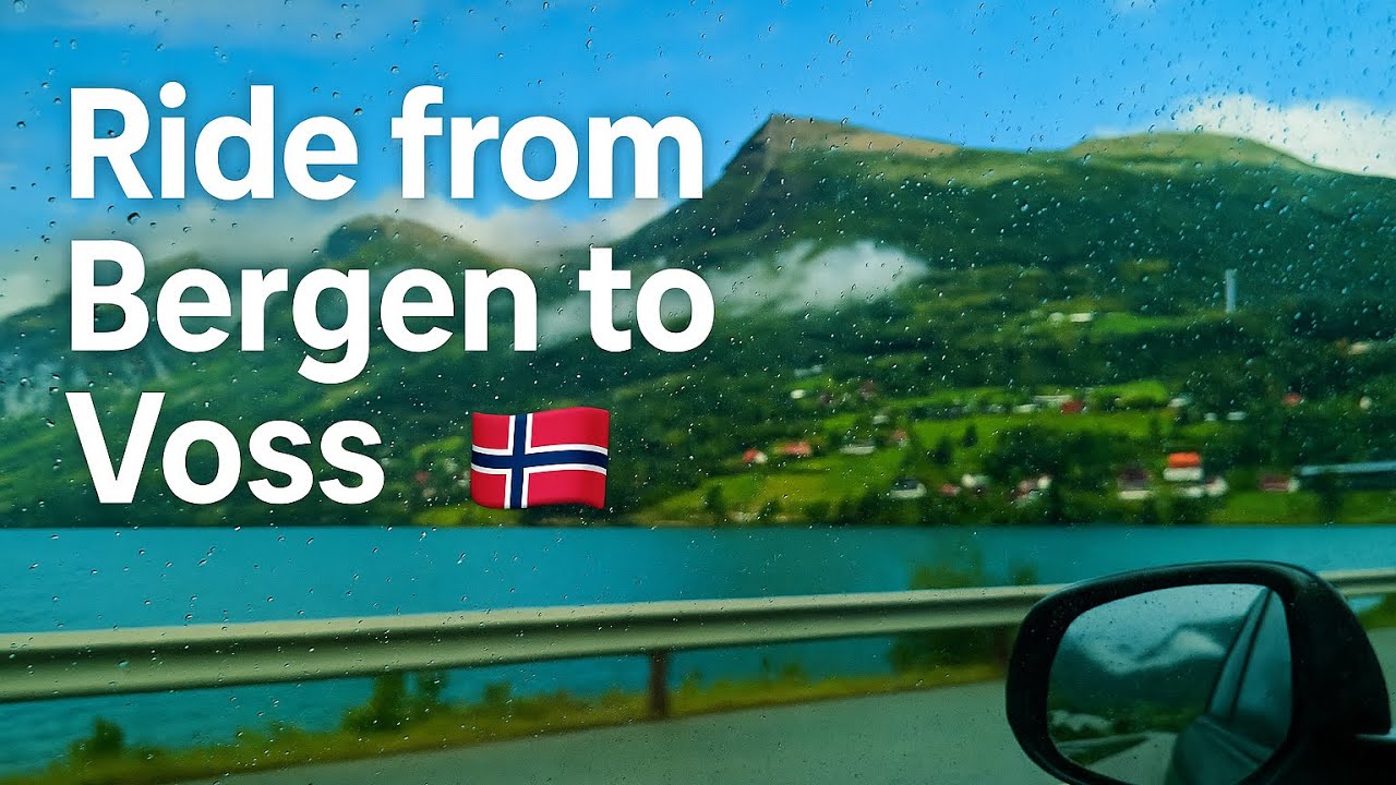 Rainy Road Trip from Bergen to Voss | Norway’s Hidden Green Paradise 🇳🇴