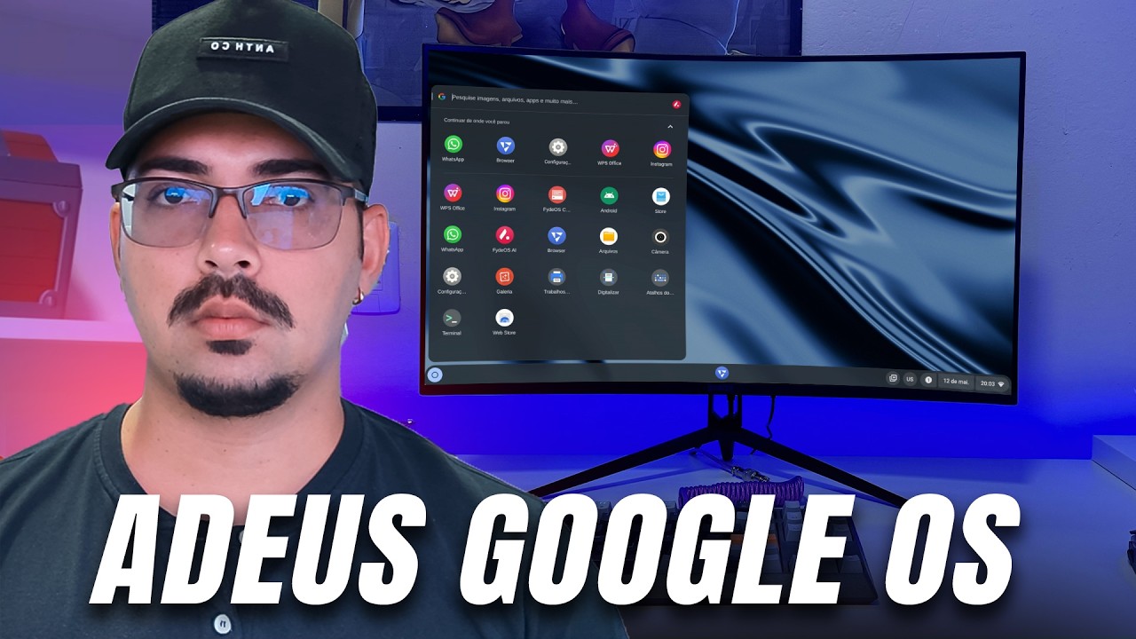 TCHAU GOOGLE! Instale o FydeOS 20 no PC e Tenha Android + Linux + IA + STEAM! 🚀