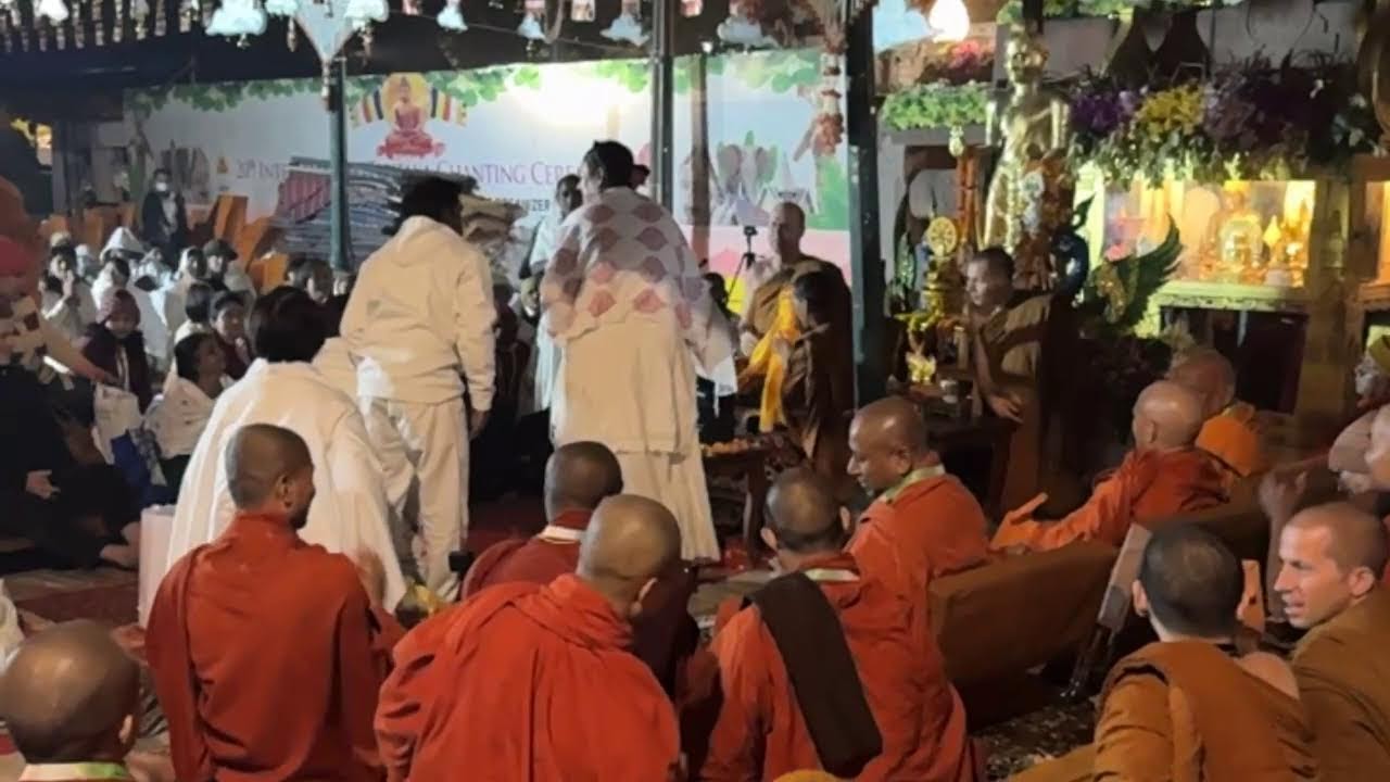 20th International Tipitaka Chanting Ceremony - Bodhgaya