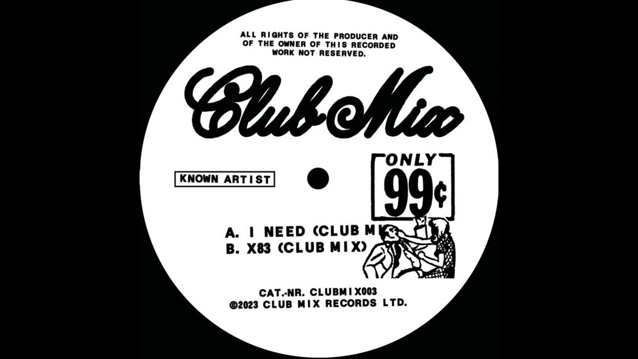 Known Artist - I Need (Club Mix)