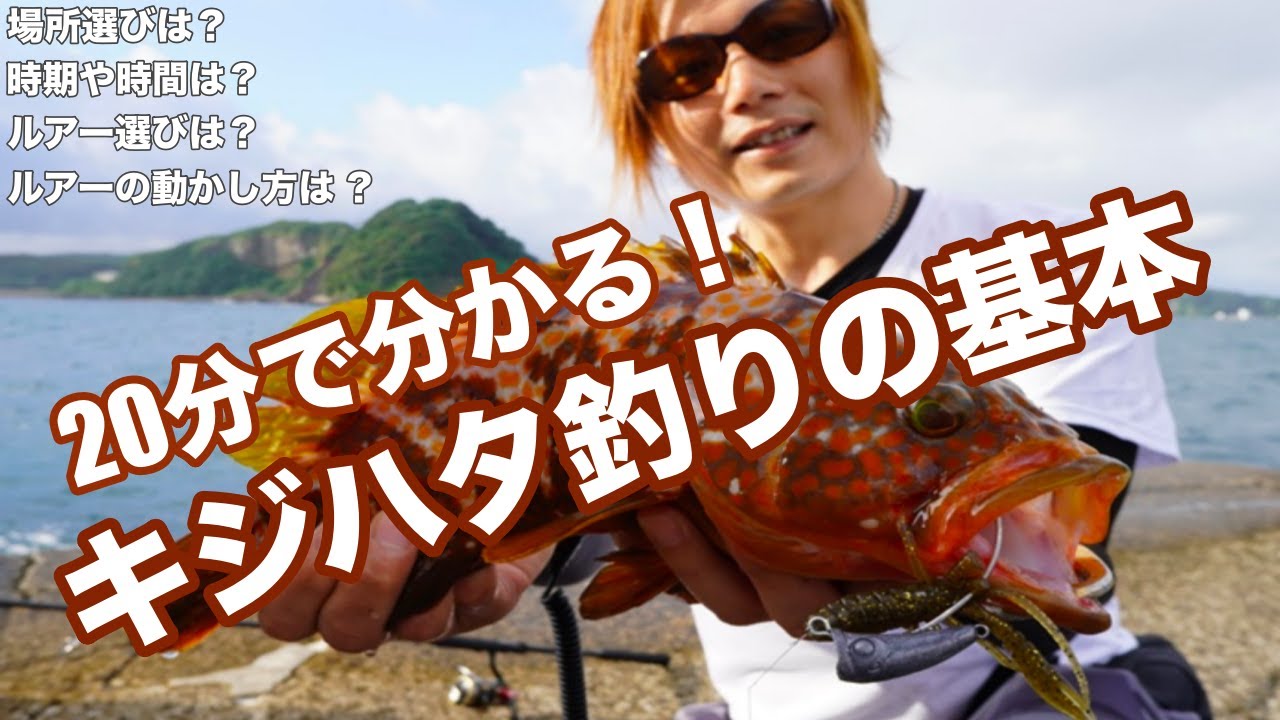 釣れないからの卒業！キジハタ(アコウ)の釣り方を金丸竜児プロに聞いてみた