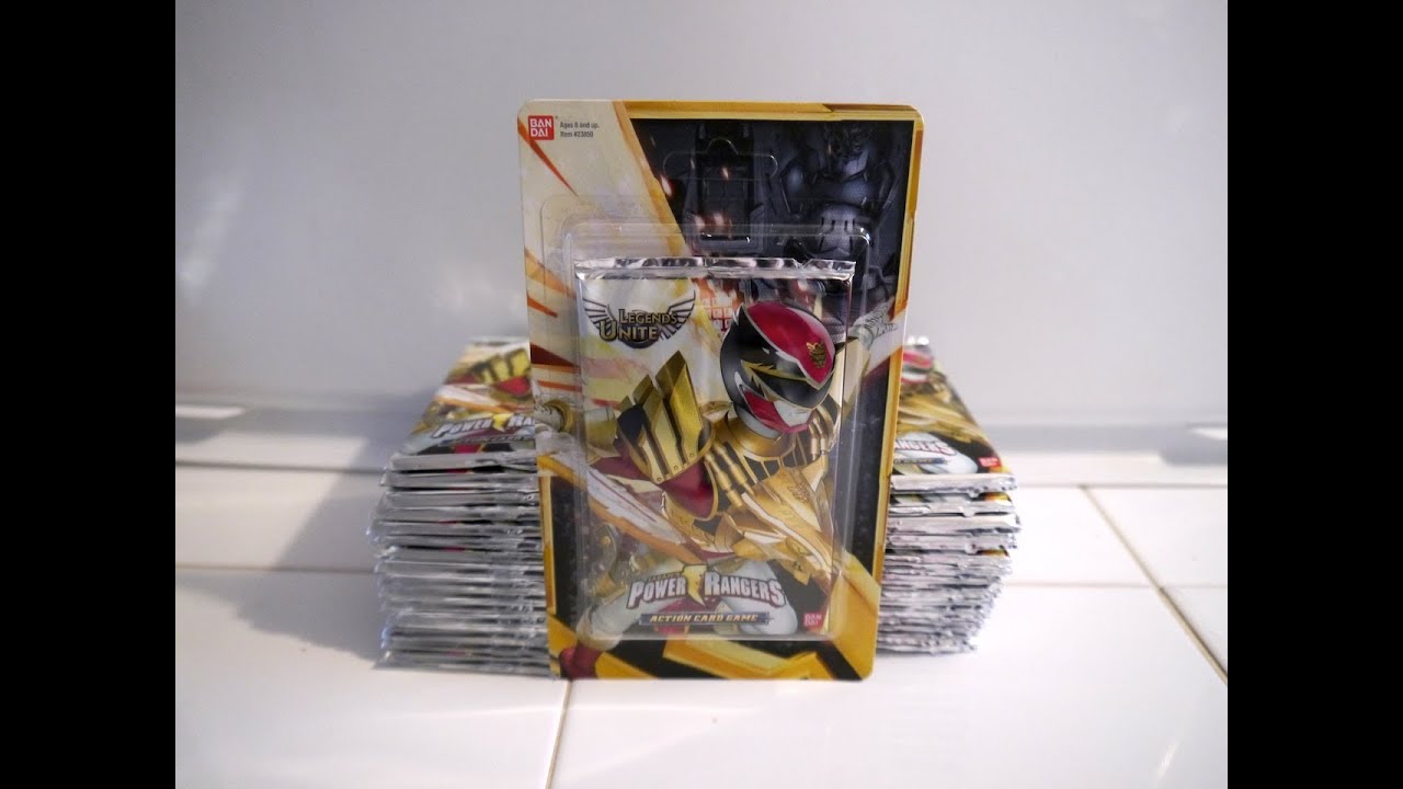 Распаковка: Power Rangers ACG — Legends Unite