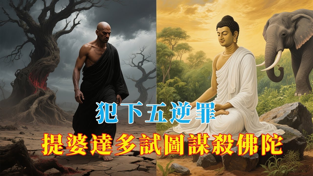 犯下五逆罪：提婆達多試圖謀殺佛陀