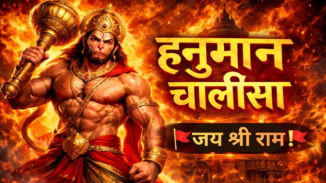 हनुमान चालीसा | जय श्री राम 🚩 | Powerful & Energetic Hanuman Chalisa