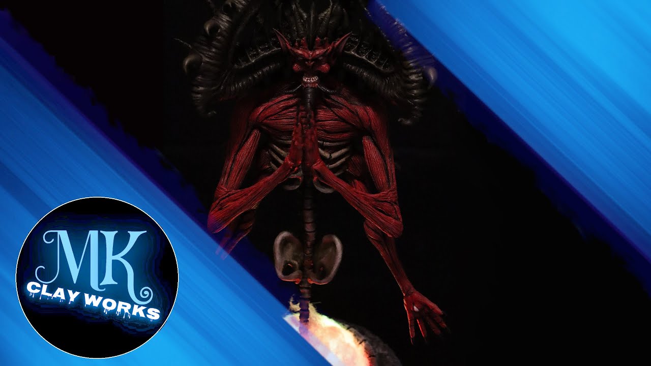 Sculpting Mephisto of Diablo