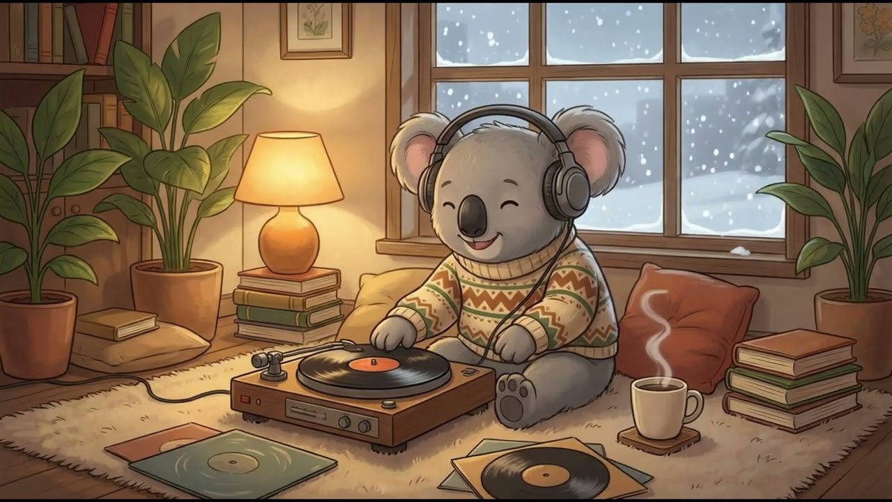 Quiet Home Café with Koalo ☕ Soft Jazz Music for Deep Focus